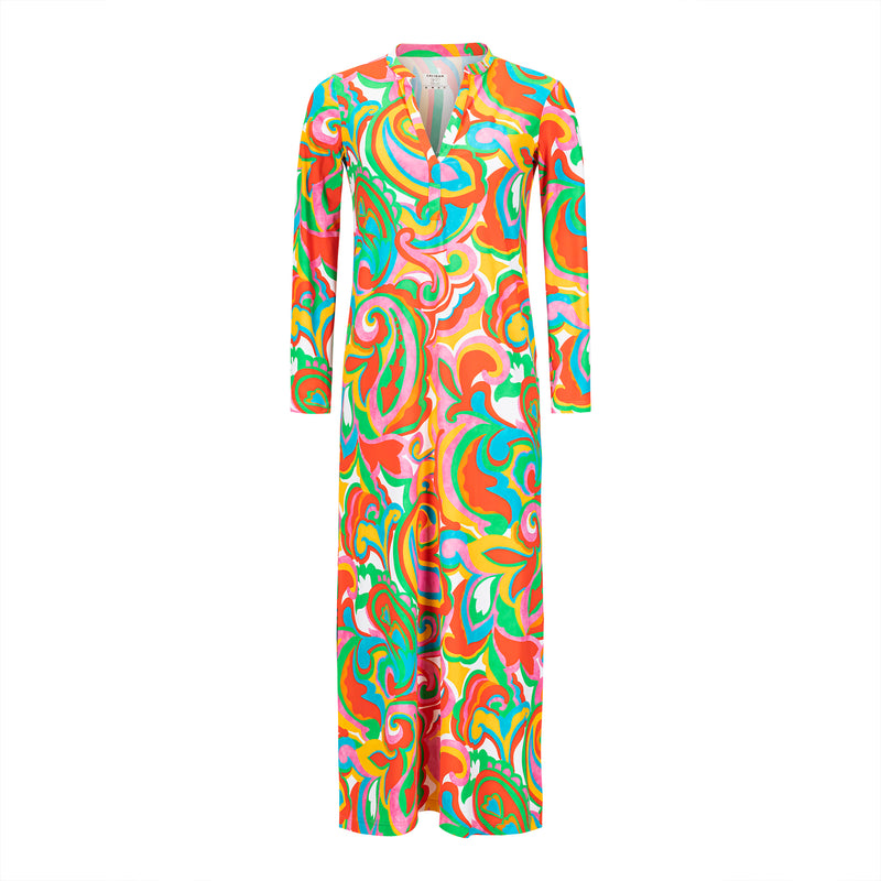 Caliban Cooling Summer Skin Like Colorful Maxi Dress Timeless Martha's Vineyard 