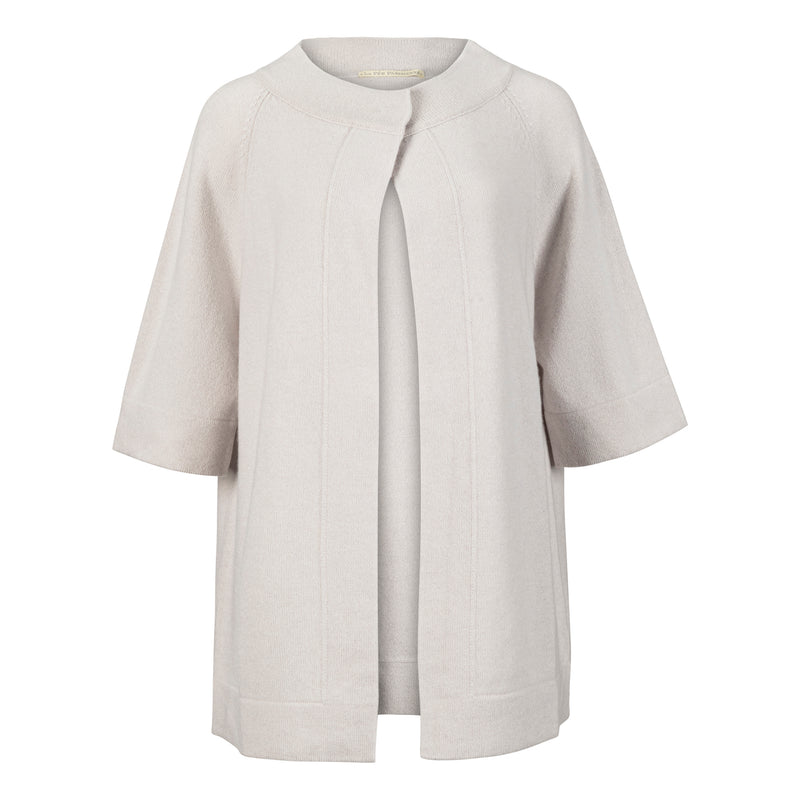 La Fée Parisienne Oyster Cashmere Cardigan Timeless Martha's Vineyard 