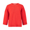 La Fée Parisienne Chunky Knit Silk Cloe Red Sweater Timeless Martha's Vineyard 