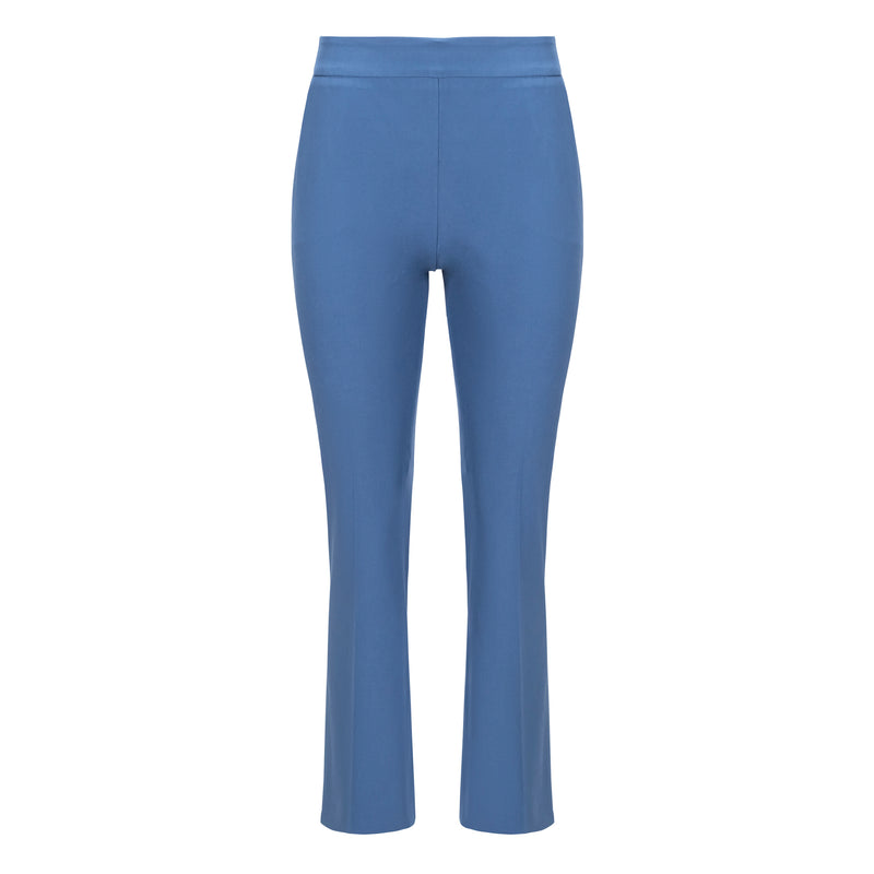 VIA MASINI Celine Blue Crop Flare Pant Timeless Martha's Vineyard 