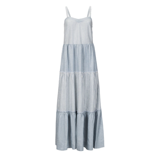 Purotatto Striped Linen Sun Dress Timeless Martha's Vineyard