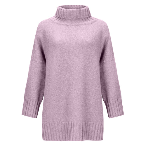 La Fée Parisienne Alessandra Lungo Scottish Cashmere Sweater - Bunnet Stone Timeless Martha's Vineyard