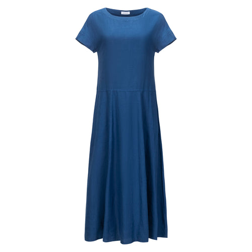 Rosso35 Linen Dress - Light Blue Timeless Martha's Vineyard