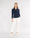 Caliban Skin-Like Button Down Shirt - Navy Timeless Martha's Vineyard