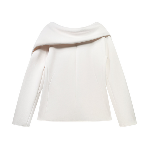 Natan Daisy Structured Scuba Top - Off White Timeless Martha's Vineyard