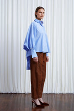 Comfort Found Shirt - Blue Cotton Poplin
