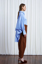 Comfort Found Shirt - Blue Cotton Poplin