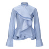 Palmer / / Harding Endure Shirt - Blue Cotton Bengal Stripe Timeless Martha's Vineyard
