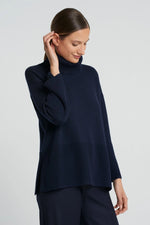 Amina Rubinacci Neffa Wool Turtleneck Sweater - Camel Timeless Martha's Vineyard