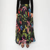 
Lavi Colorful Floral Print Full Length Black Skirt Timeless Martha's Vineyard 
