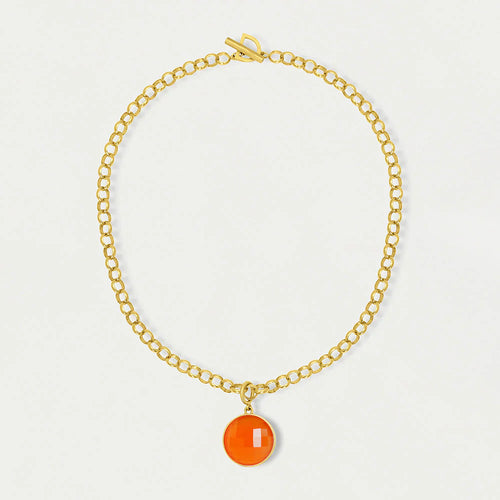 Dean Davidson Signature Collar - Orange Onyx Timeless Martha's Vineyard