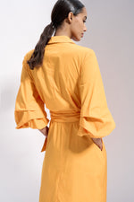 Maison Natan Green Capri Belted Shirt Dress Puff Sleeve Timeless Martha's Vineyard 