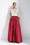 Natan Chartreuse Ceylan Parachute Taffeta Maxi Skirt Timeless Martha's Vineyard 
