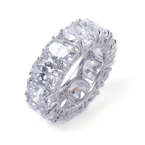 Timeless Martha's Vineyard Oval Diamond Eternity Band