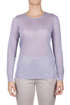 Purotatto Long Sleeve Milk Crew Neck Top - Timeless Martha's Vineyard