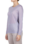 Purotatto Long Sleeve Milk Crew Neck Top - Timeless Martha's Vineyard