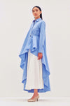 Palmer / / Harding Long Back Asymmetric Super Shirt Timeless Martha's Vineyard 