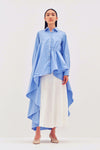 Palmer / / Harding Long Back Asymmetric Super Shirt Timeless Martha's Vineyard 