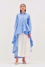 Palmer / / Harding Long Back Asymmetric Super Shirt Timeless Martha's Vineyard 