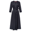 Margareth & Moi Women's Taffeta Belted Wrap Dress Timeless Martha's Vineyard 