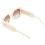 Emmanuelle Khanh Egg Shell Round Acetate Sunglasses Timeless Martha's Vineyard