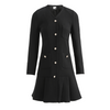 Edward Chic Black Tweed Coat Dress Timeless Martha's Vineyard 