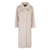 Valentini 1972 Frost Beige Nude Faux Fur Long Coat Timeless Martha's Vineyard 