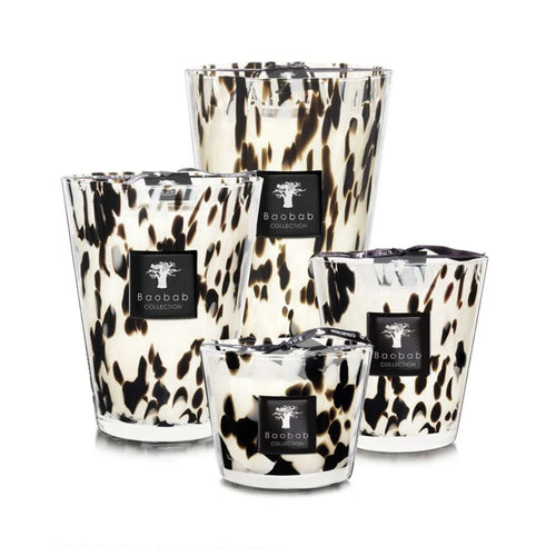 Baobab Candles - Pearls Black Timeless Martha's Vineyard 