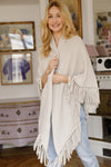 Douxdimanche Cashmere Triangle Fringe Yumi Wrap Timeless Martha's Vineyard 