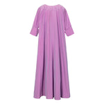 Chic Flowing Taffeta Wrap Dress - Lilac