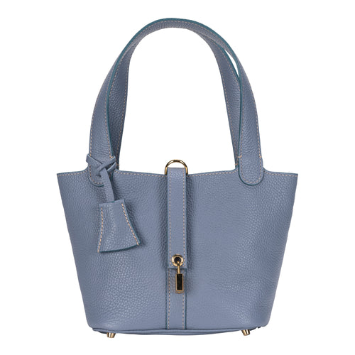 Gianni Segatta Iconic Blue Mini Bucket Crossbody Timeless Martha's Vineyard 