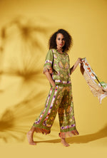 Franco Ferrari Cialda Fringe Silk Pants Timeless Martha's Vineyard 