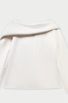 Natan Daisy Structured Scuba Top - Off White Timeless Martha's Vineyard