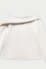 Natan Daisy Structured Scuba Top - Off White Timeless Martha's Vineyard