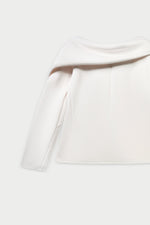 Natan Daisy Structured Scuba Top - Off White Timeless Martha's Vineyard