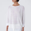 Amina Rubinacci Sasa Linen and Cotton Raglan Sweater Timeless Martha's Vineyard 