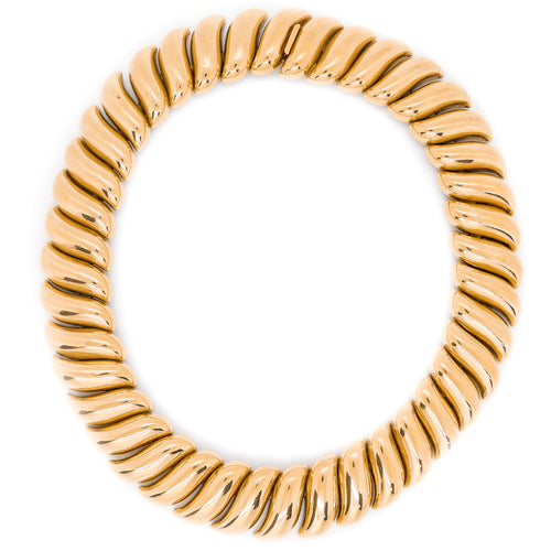 Ciner New York Large Gold Link Necklace
