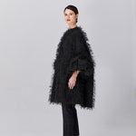 Margareth & Moi Feather Couture Coat Timeless Martha's Vineyard