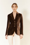 T.ba Hacking Jacket Velvet Brown - Timeless Martha's Vineyard