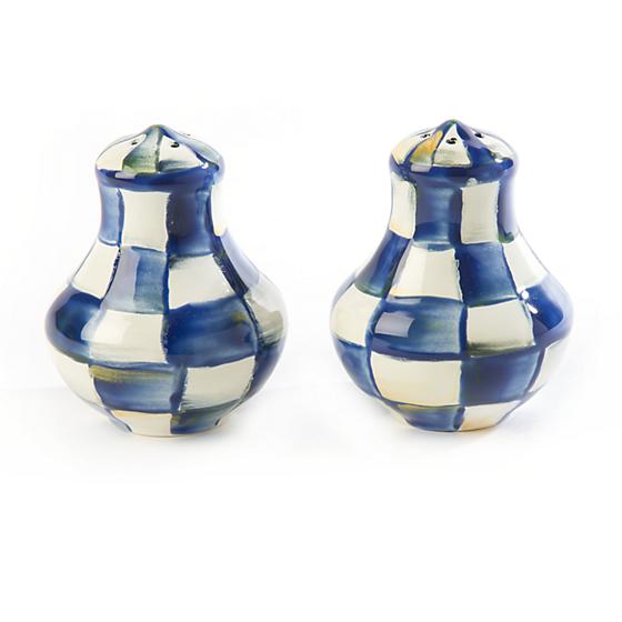 Mackenzie Childs Royal Check Salt + Pepper Timeless Martha's Vineyard