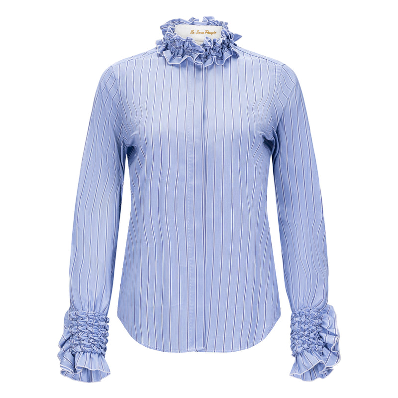 Le Sarte Pettegole Ruffle Blouse Timeless Marthas Vineyard