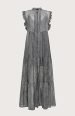 Seventy Ruffled Sleeveless Maxi Dress Timeless Martha's Vineyard