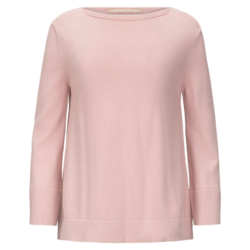 La Fée Parisienne Claudine Cotton Sweater - Blush Timeless Martha's Vineyard