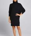 Majestic Filatures French Terry Turtleneck Dress w/ Wide Sleeve Timeless Martha's Vineyard 