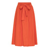 Rosso35 Ruffle-Waist Midi Skirt Orange Timeless Martha's Vineyard