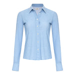 Caliban Skin-Like Button Down Chambray Timeless Martha's Vineyard