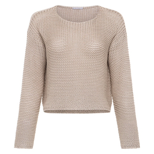 Hubert Gasser Chunky Knit Cotton Sweater Timeless Martha's Vineyard