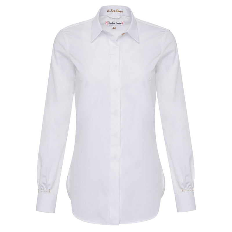 Le Sarte Pettegole Fitted Classic Shirt at Timeless Martha's Vineyard